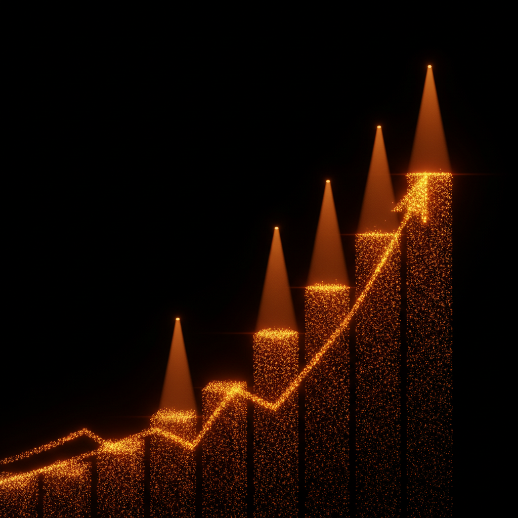 Success metrics visualization