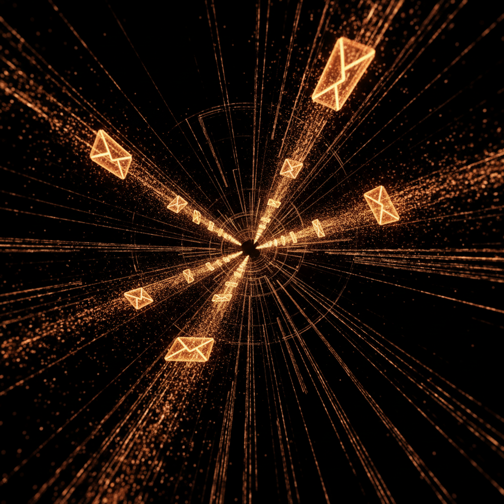Email traffic data streams